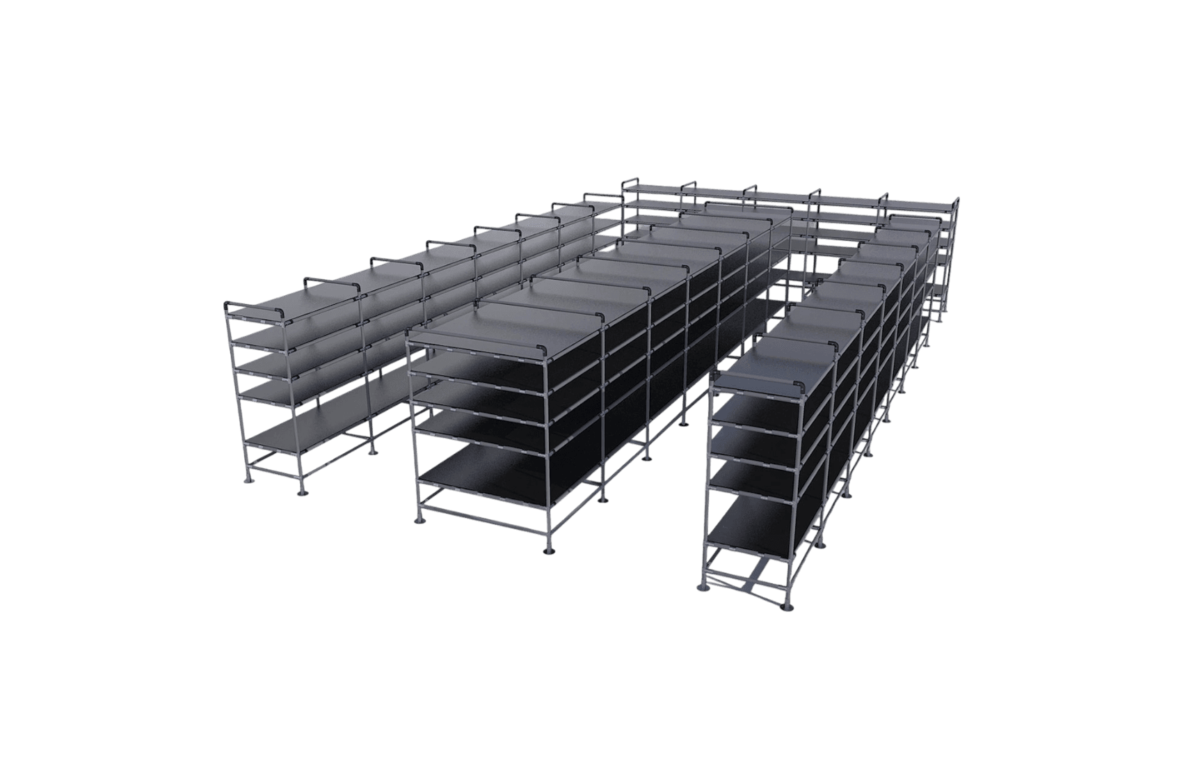 Estante tubular