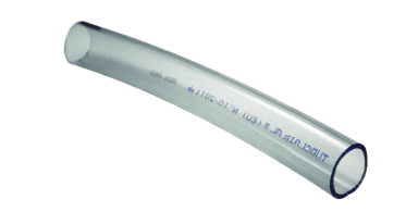 P-PVC Tubo de proteção em PVC flexível transparente, 1000 mm de comprimento