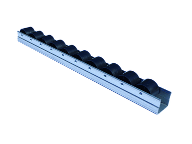 C-1D Trilho com rolos diâmetro 34 mm; 400 cm de comprimento