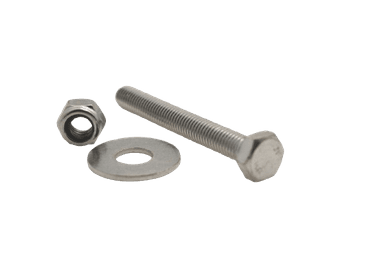 H-S8 Parafuso H M8x65 mm + porca freio M8 (conforme ESD) - Caixas: 100