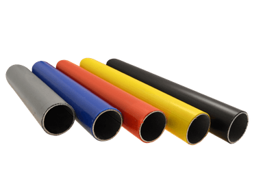 TS COLOR : Tubo de aço 1 mm de espessura com revestimento plástico colorido