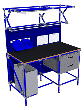 Posto de trabalho ergonômico