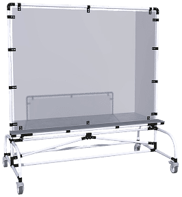 Quadro com rodízios