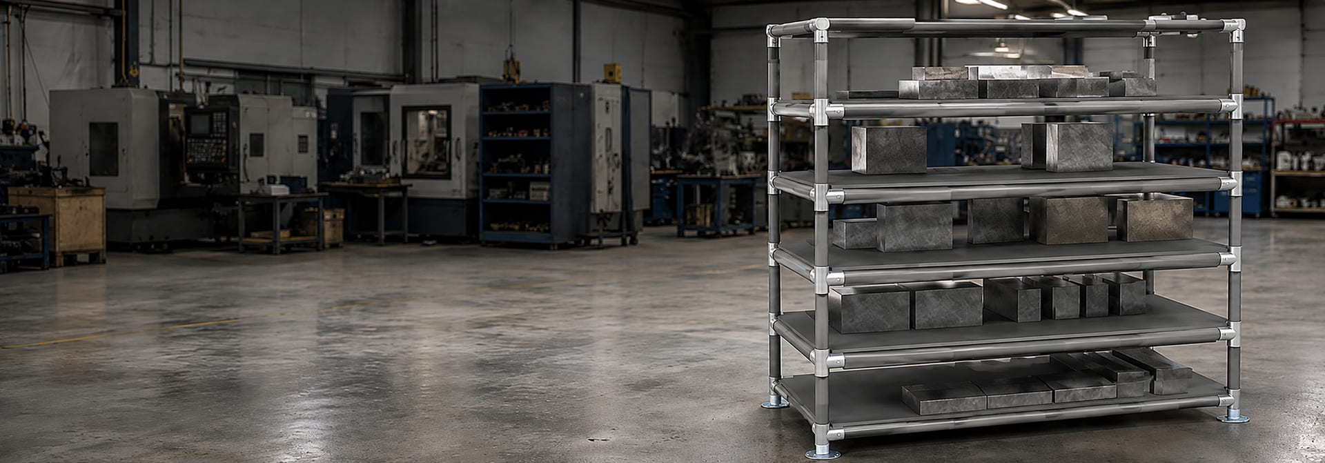 Estante para carga pesada industrial Makitlean