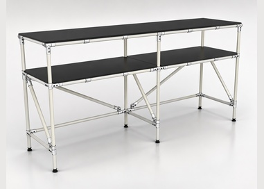 Estante de parede industrial Makitlean