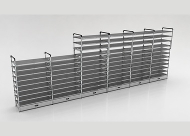 Estante de parede industrial Makitlean