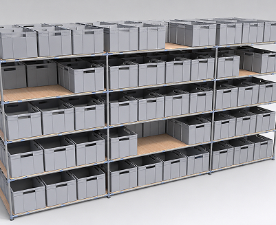 Estante de parede industrial Makitlean