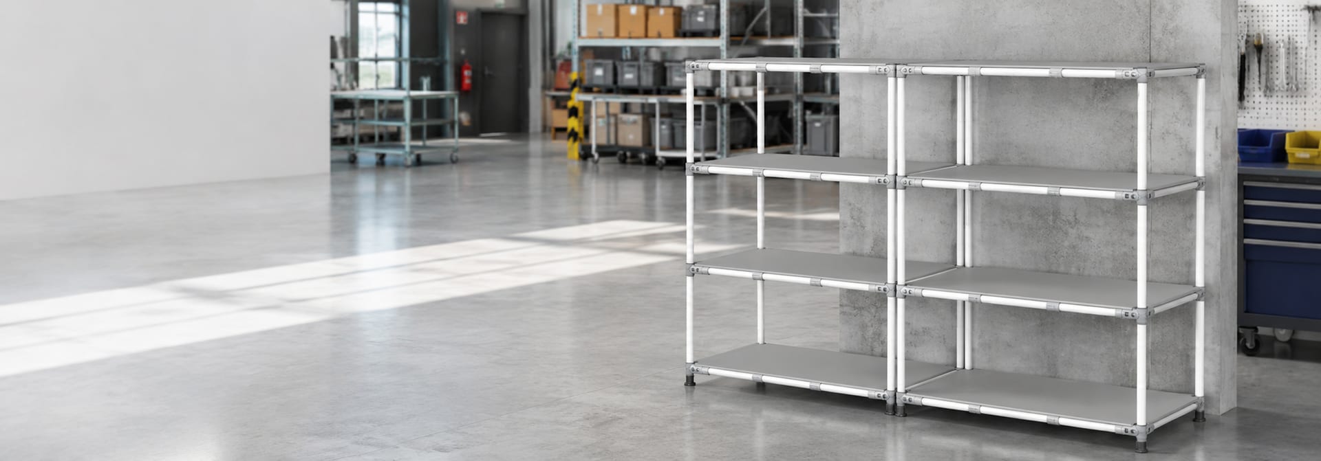 Estante tubular industrial Makitlean