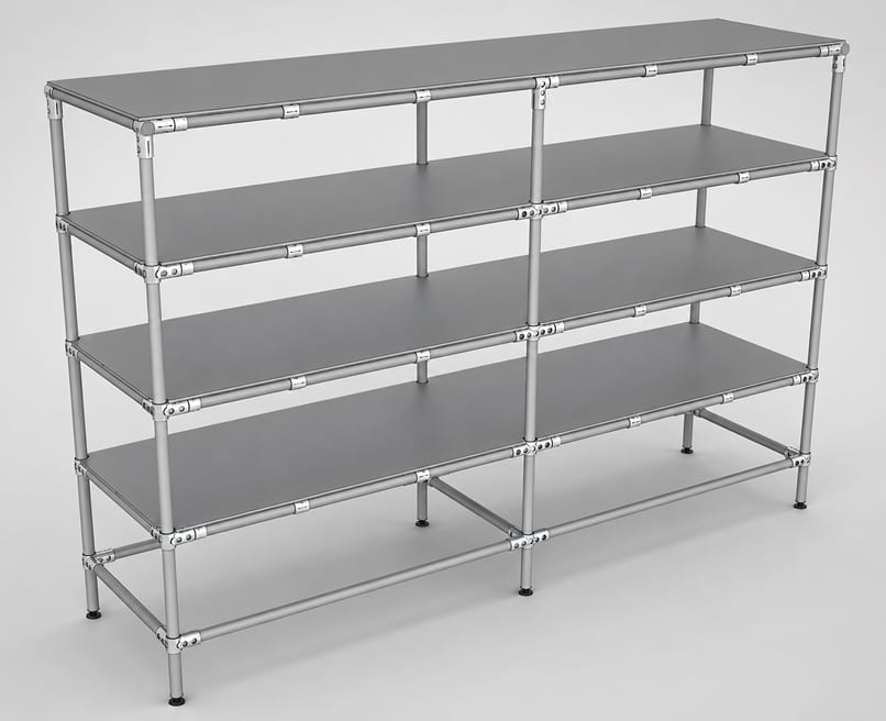 Estante tubular Makitlean