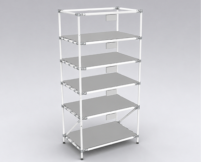Estante tubular Makitlean