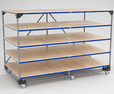 Estante tubular Makitlean