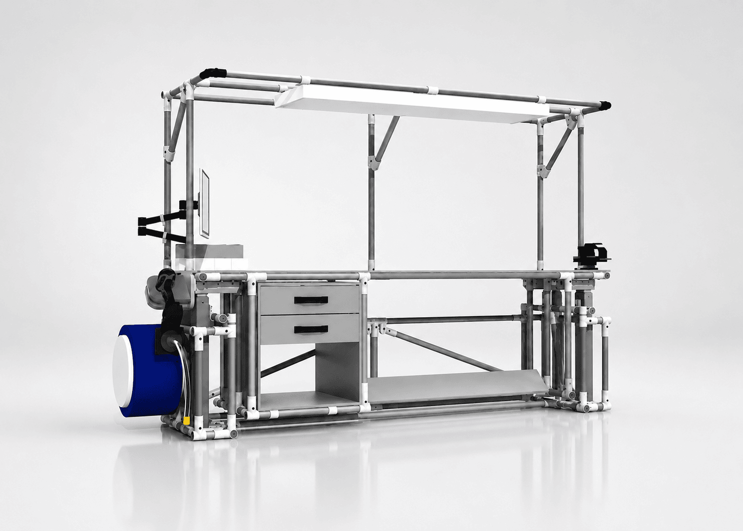 Bancada de trabalho ergonômica Makitlean