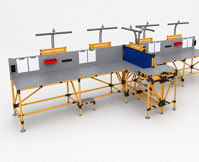Bancada de trabalho ergonômica Makitlean