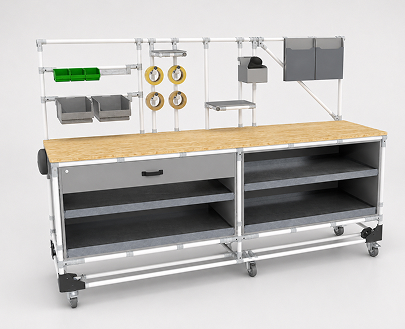 Bancada de trabalho ergonômica Makitlean