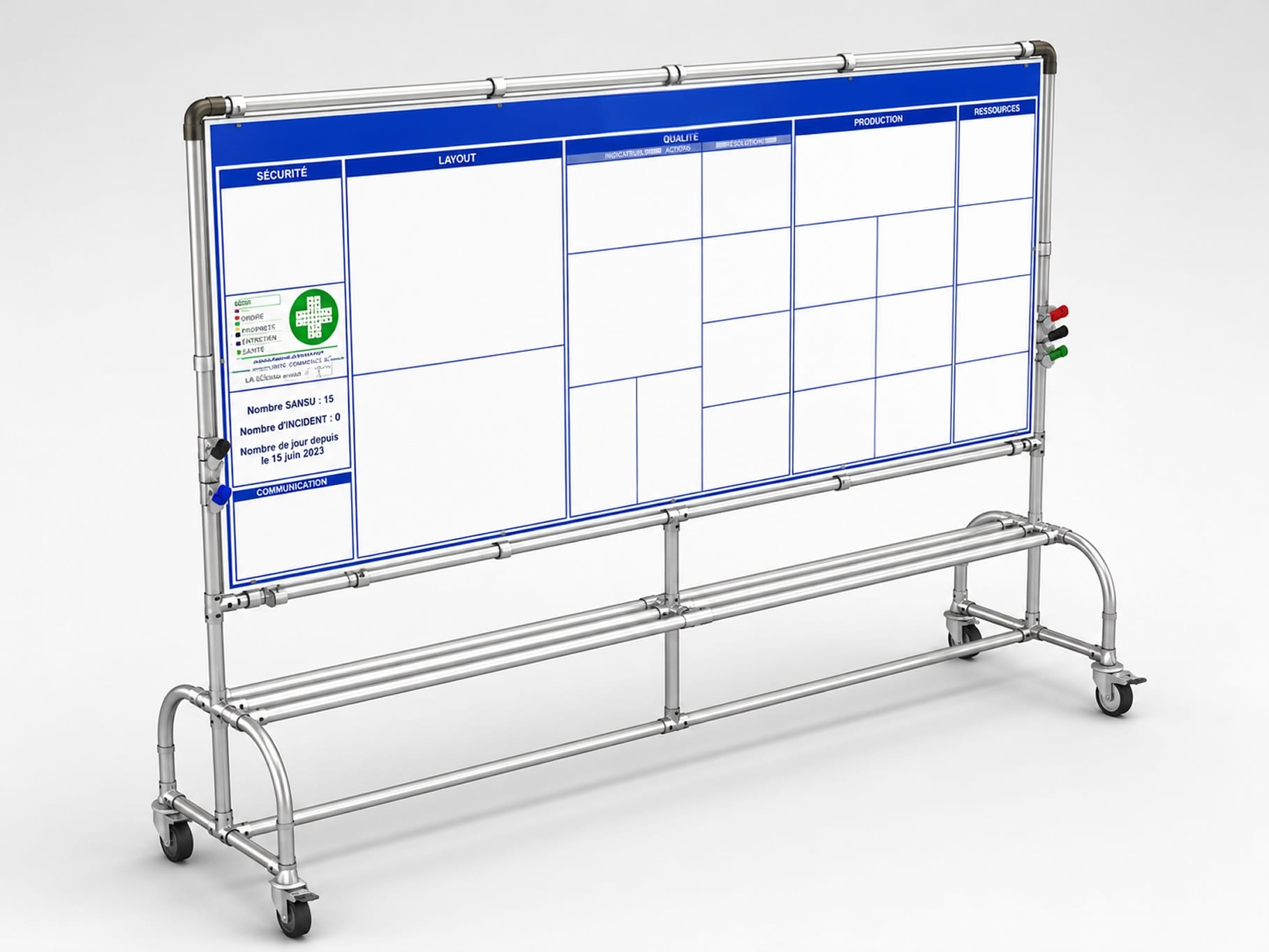 Quadro Kanban — Têxtil industrial Makitlean